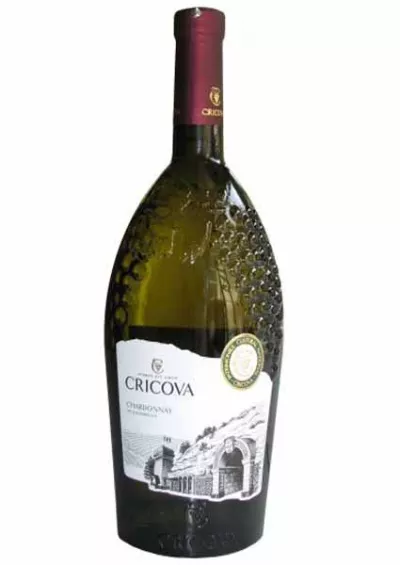 Vin alb demidulce Chardonnay Cricova Podgoria 0.75L