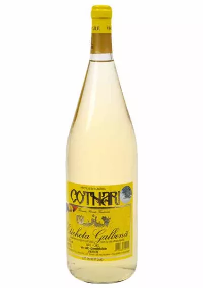 Vin alb demidulce Eticheta Galbena Cotnari 0.75L