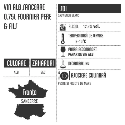 Vin alb Sancerre 0.75l Fournier Pere & Fils