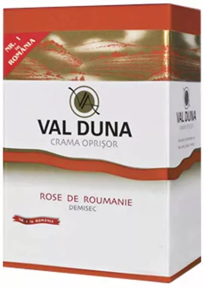 Vin rose demisec Val Duna Rose de Roumanie 10L