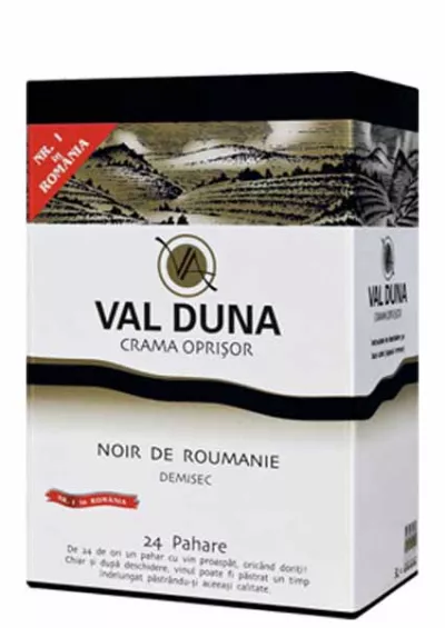Vin rosu demisec Val Duna Noir de Roumanie 10L