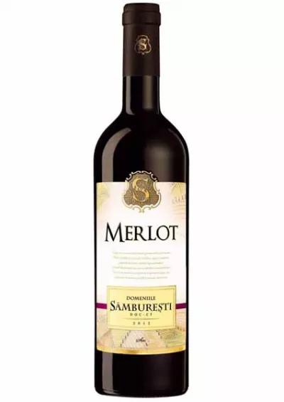 Vin rosu Merlot 0.75l Domeniile Samburesti