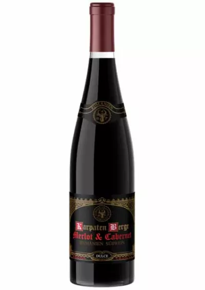 Vin rosu Merlot Cabernet Karpaten Berge D IG 0.75L