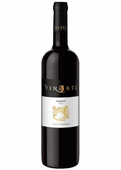 Vin rosu sec Merlot 0.75L Vinarte