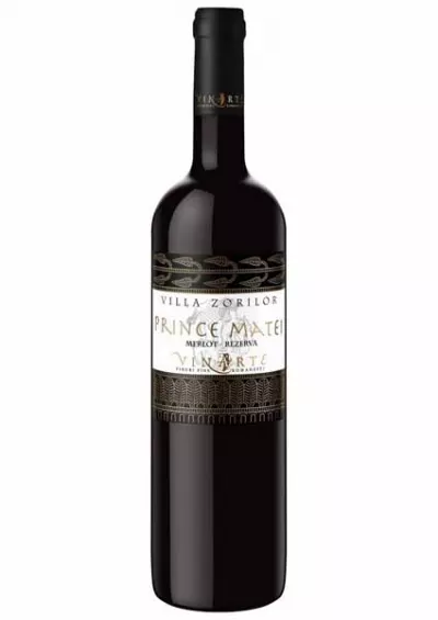 Vin rosu sec Prince Matei Merlot 2011 0,75L 