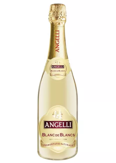 Vin spumant demisec Blanc de Blancs Angelli 0.75L