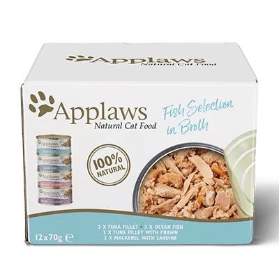 Applaws Cat Conserve MultiPack Selecție Pește 12 x 70g