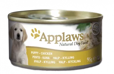 Hrană umedă câini - Applaws Dog conservă Junior cu Pui & Vită 95g, magazindeanimale.ro