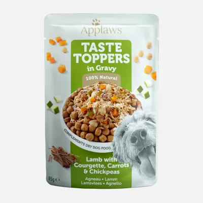 Hrană umedă câini - Applaws Dog plic Taste Toppers Miel & Legume în sos 85g, magazindeanimale.ro