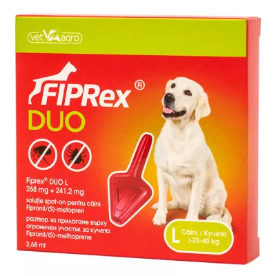 Antiparazitare - Fiprex Duo L Dog x 1 pipetă, magazindeanimale.ro