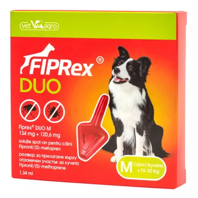 Antiparazitare - Fiprex Duo M Dog x 1 pipetă, magazindeanimale.ro
