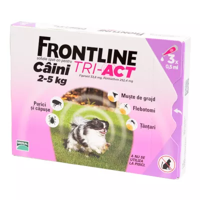 Frontline Tri-Act XS (2 - 5 kg) x 3 pipete