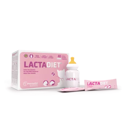 Suplimente nutritive - Lacta Diet Colostrum Kitten Milk Formula 40 plicuri x 7,5g, magazindeanimale.ro
