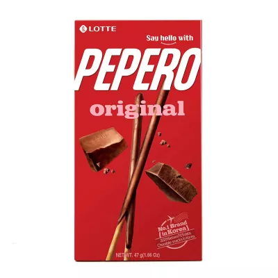 Pepero cu ciocolata Original LOTTE 47g