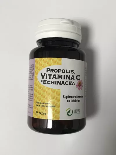 ADYA PROPOLIS VITAMINA C SI ECHINACEEA 60 CP MAST