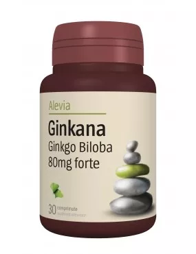 ALEVIA GINKANA GINKGO BILOBA 80MG 30CP