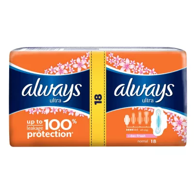 ALWAYS DUO PACK NORMAL PLUS 18 BUC