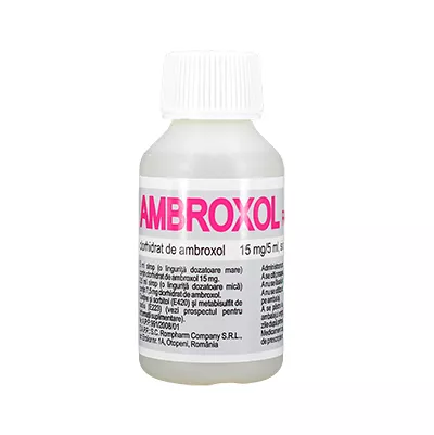 AMBROXOL ROMPHARM 15 mg/5ml x 100ml