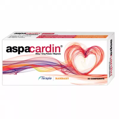 ASPACARDIN 39 mg/12 mg x 30 compr