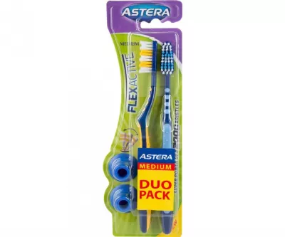 ASTERA PERIUTA DINTI FLEX ACTIVE DUO PACK