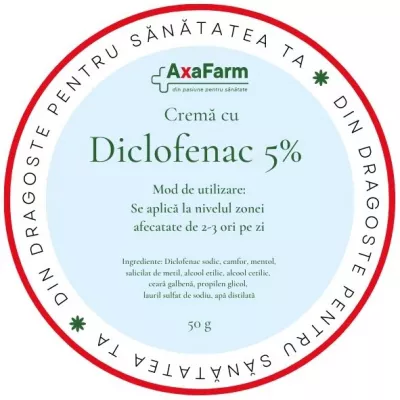 AXA DICLOFENAC 5% CREMA 50G