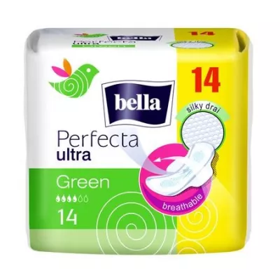 BELLA ABSORBANTE PERFECTA GREEN 14BUC