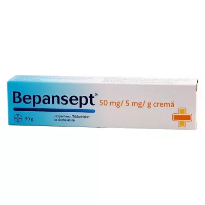 BEPANSEPT 50mg/5mg/g x 1 CREMA 50mg/5mg/g BAYER S R L