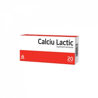 BIOFARM CALCIU LACTIC 20CP