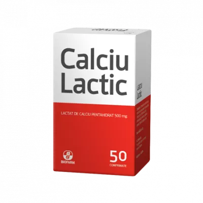 BIOFARM CALCIU LACTIC 50CP