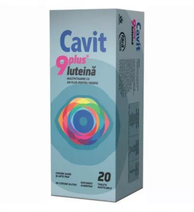 BIOFARM CAVIT 9 PLUS LUTEINA 20CP