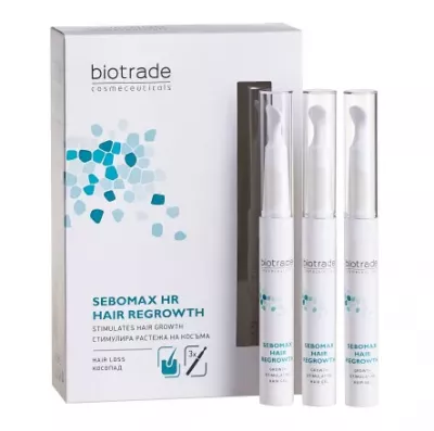 BIOTRADE SEBOMAX HR HAI REGROWTH GEL 3X8.5ML