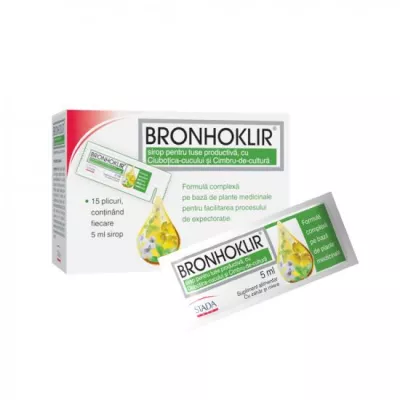 BRONHOKLIR SIROP PTR.TUSE PRODUCTIVA X 15 PLIC