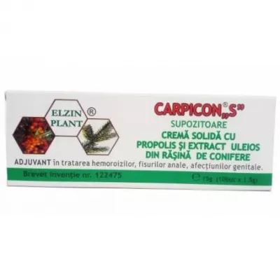 CARPICON S SUPOZITOARE 1.5 G 10SUP (CUTIE)