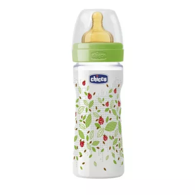 CHICCO BIBERON 250 ML UNISEX TETINA LATEX 2 LUNI +