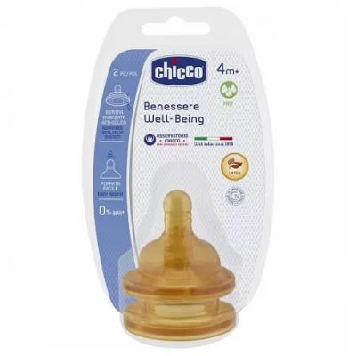 CHICCO TETINE LATEX X 2 BUC 4m+