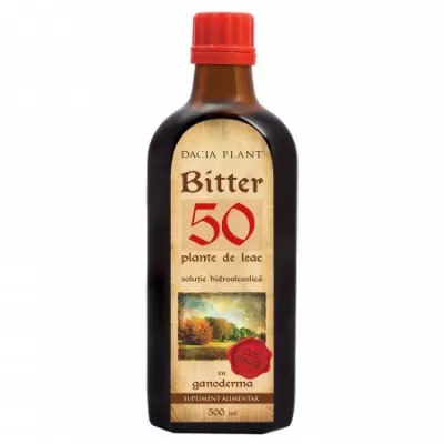 DACIA PLANT BITTER 50 PLANTE DE LEAC CU GANODERMA 500ML