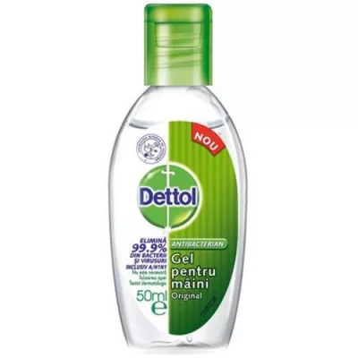 DETOX GEL DEZINFECTANT PENTRU MAINI 50 ML