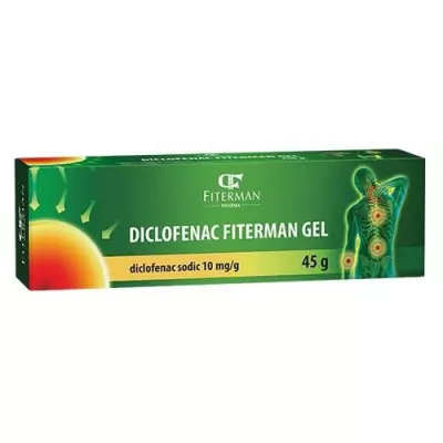 DICLOFENAC MK GEL x 1 GEL 1% FITERMAN PHARMA S R
