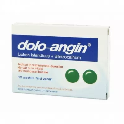 DOLO-ANGIN CIRESE FARA ZAHAR 24CP KLOSTERFRAU