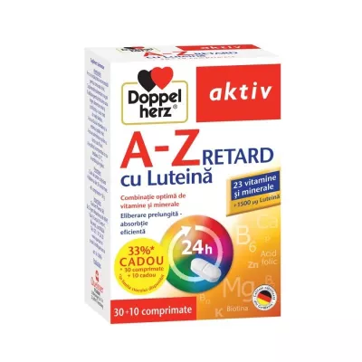 DOPPELHERZ AKTIV A-Z RETARD LUTEINA 30CP CADOU 10CP