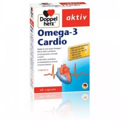 DOPPELHERZ AKTIV OMEGA 3 CARDIO 60CAPS