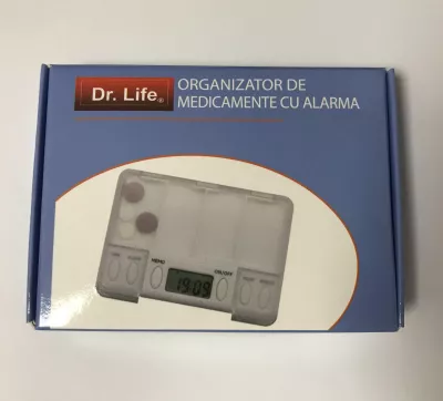 DR. LIFE ORGANIZATOR MEDICAMENTE CU ALARMA