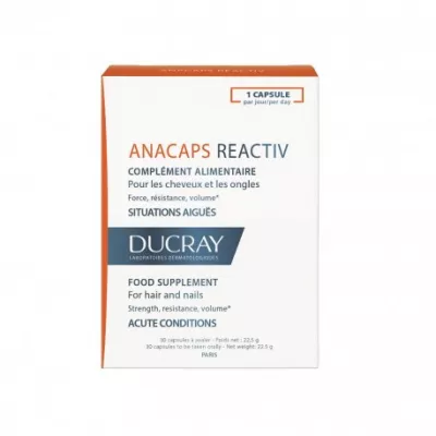 DUCRAY ANACAPS REACTIV 30CAPS