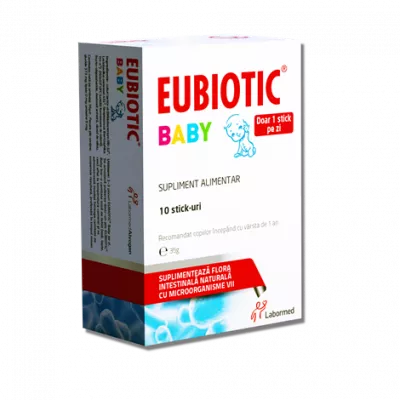 EUBIOTIC BABY 10STICKURI LABORMED