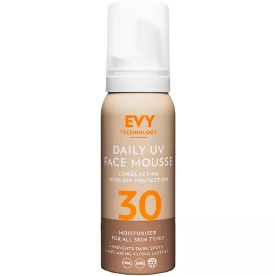 EVY TECHNOLOGY SUNSCREEN MOUSSE DAILY UV SPF 30, 75 mL
