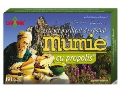 EXTRACT PURIFICAT DE RASINA MUMIE CU PROPOLIS 60CP