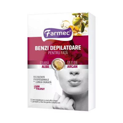 FARMEC BENZI DEPILATOARE FATA ARGAN 10 BUC