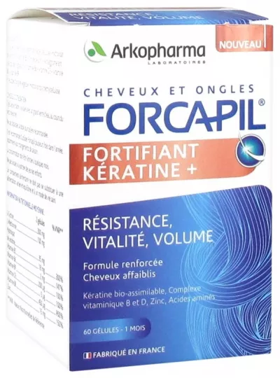 FORCAPIL FORTIFIANT KERATINE+ 60CPS