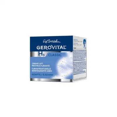 GEROVITAL H3 CLASSIC CREMA LIFT RESTRUCTURANTA DE NOAPTE 50 ML
