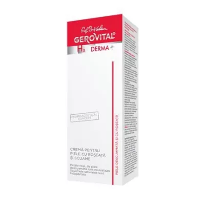GEROVITAL H3 DERMA CREMA PIELE CU ROSEATA SI SCUAME 50ML